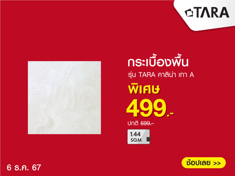 กระเบื้องพื้น 60X60 ซม. TARA