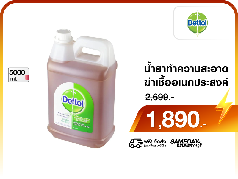 น้ำยาทำความสะอาดฆ่าเชื้ออเนกประสงค์ DETTOL