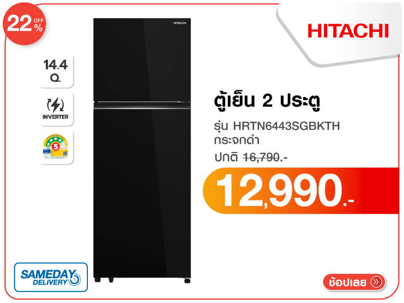 ตู้เย็น 2 ประตู HITACHI