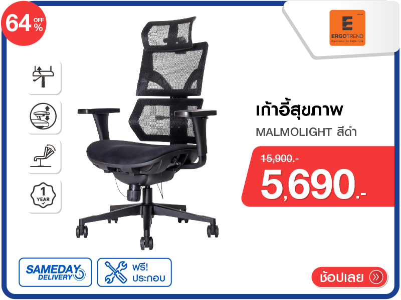 เก้าอี้สุขภาพ ERGOTREND