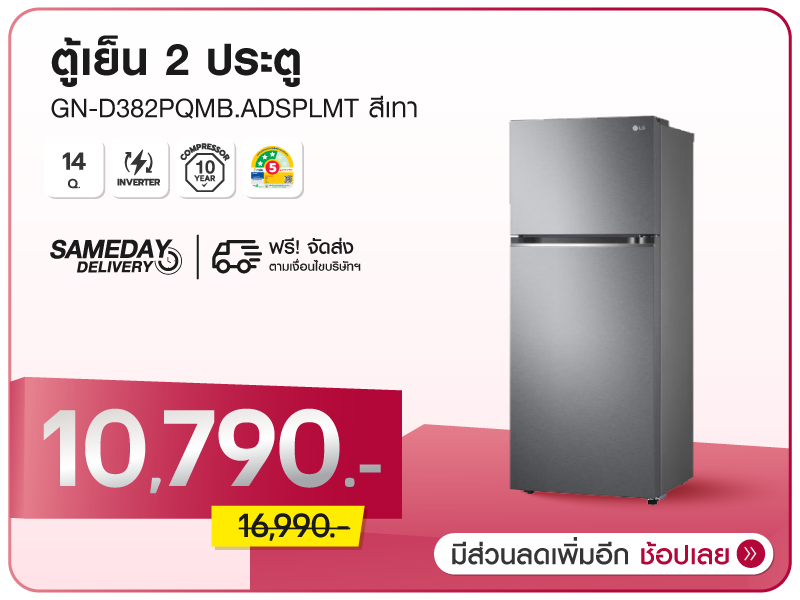 ตู้เย็น 2 ประตู LG