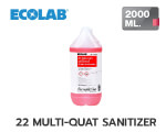 น้ำยาฆ่าเชื้อ 22 มัลติ-ควอท 2L ECOLAB