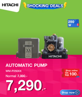 ปั๊มอัตโนมัติ HITACHI WM-P250XX