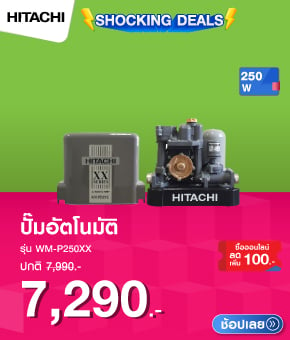 ปั๊มอัตโนมัติ HITACHI WM-P250XX