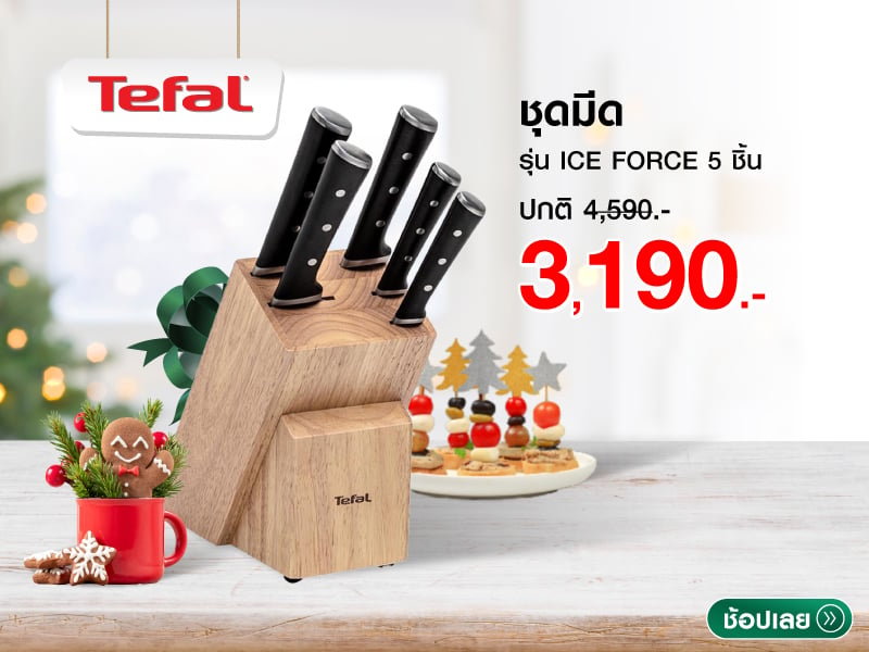 KNIFE SET TEFAL ICE FORCE 5PCS