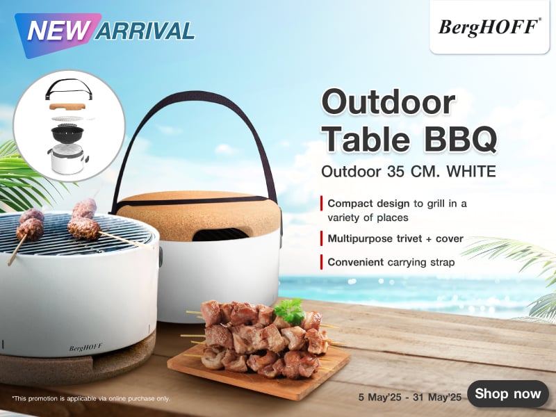 Outdoor Table BBQ BergHOFF – White