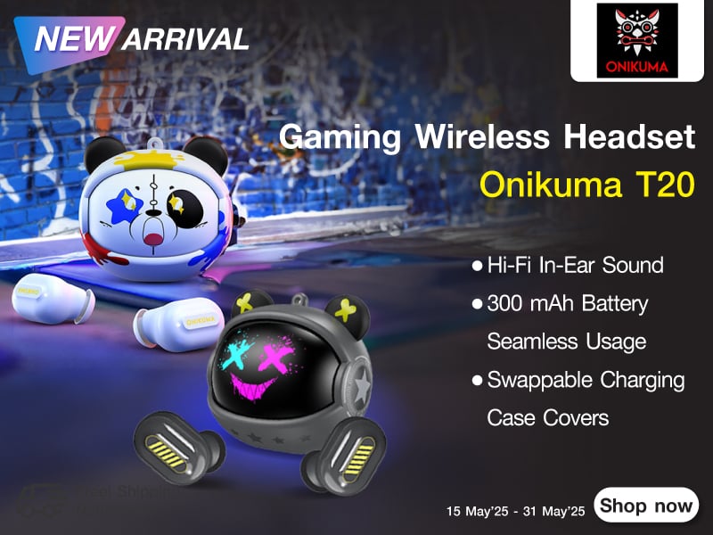 Gaming Wireless Headset Onikuma T20