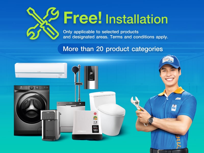 Free Installation