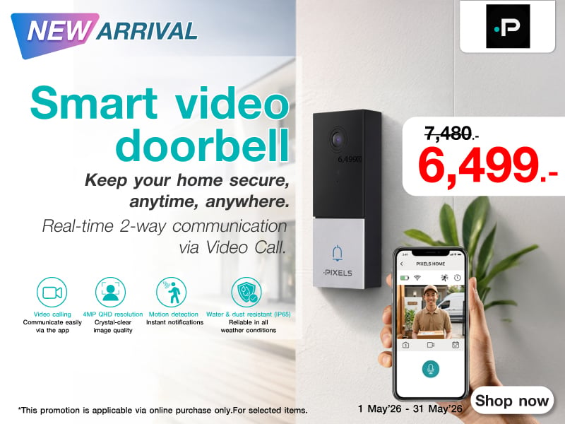 Smart video doorbell.