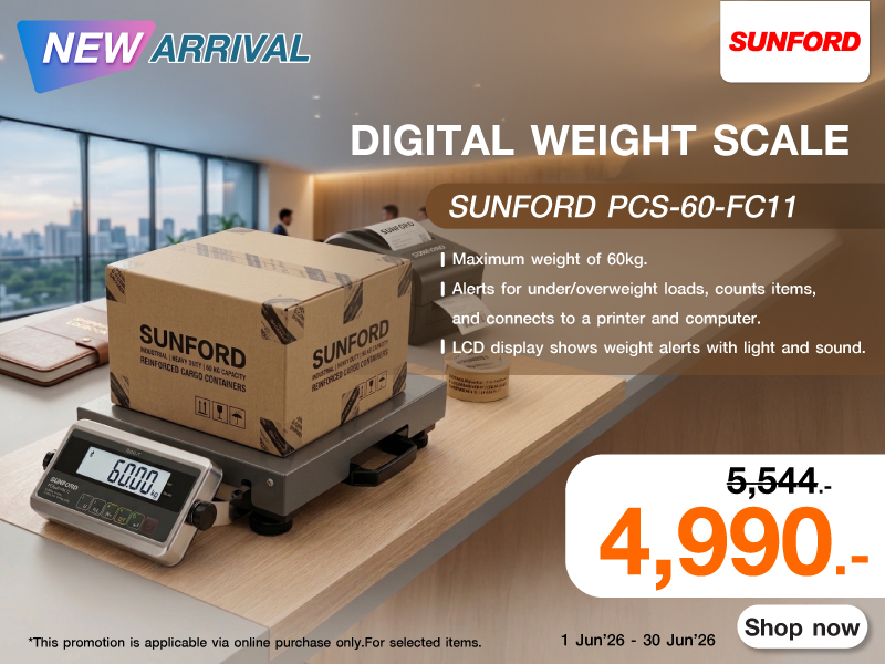 DIGITAL WEIGHT SCALE SUNFORD PCS-60-FC11
