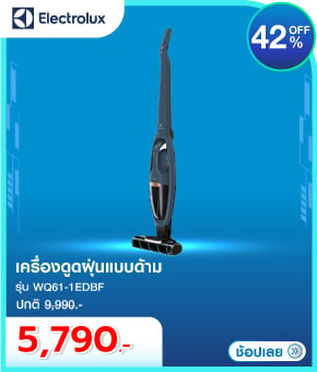 เครื่องดูดฝุ่นแบบด้าม ELECTROLUX WQ61