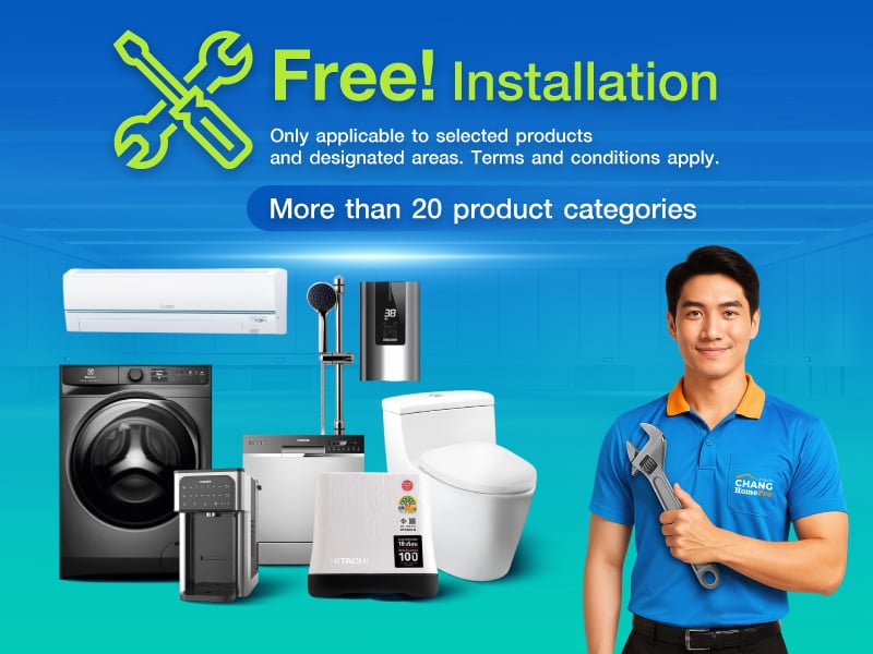 Free Installation