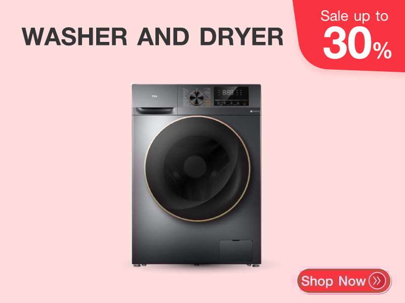 FRONT LOAD WASHER AND DRYER TCL