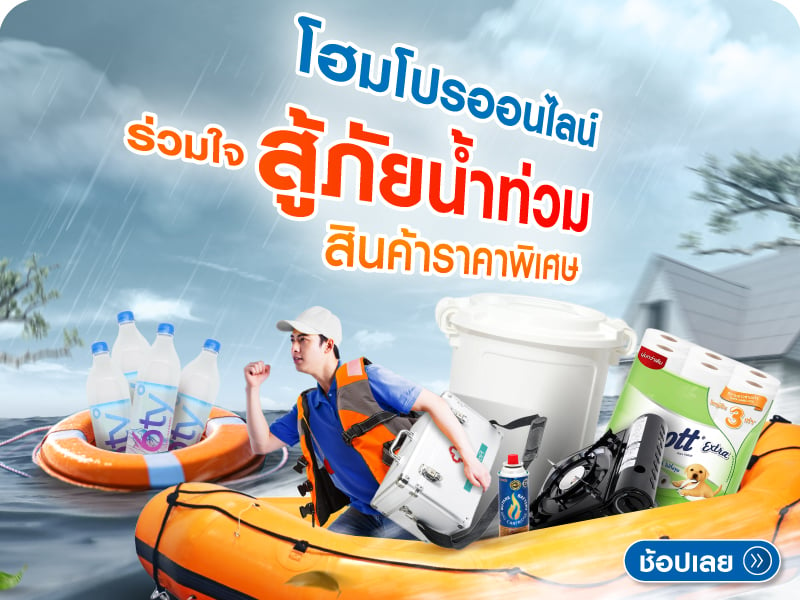 สินค้าราคาพิเศษ  สู้ภัยน้ำท่วม 