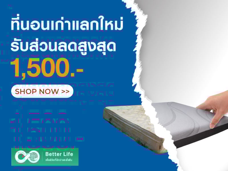 ที่นอนเก่าแลกใหม่