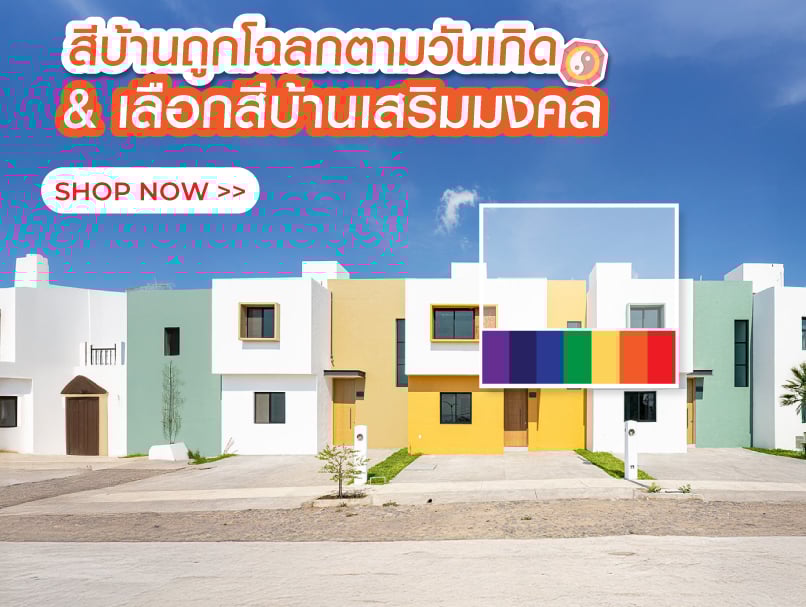 สีบ้านถูกโฉลกตามวันเกิด