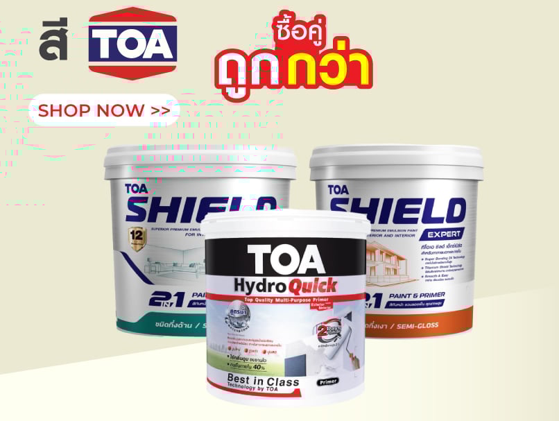 สี TOA ซื้อคู่ถูกกว่า