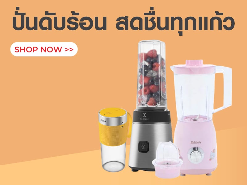 ปั่นดับร้อน สดชื่นทุกแก้ว