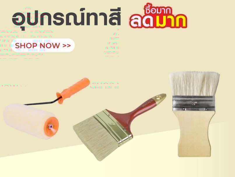 อุปกรณ์ทาสี ซื้อมาก ลดมาก