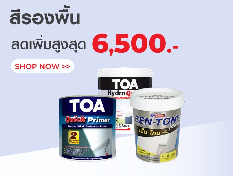 สีรองพื้น ลดสูงสุด 6,500.-