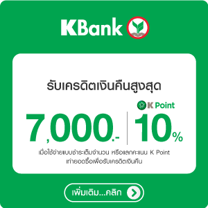 สิทธิพิเศษบัตรเครดิต K-bank