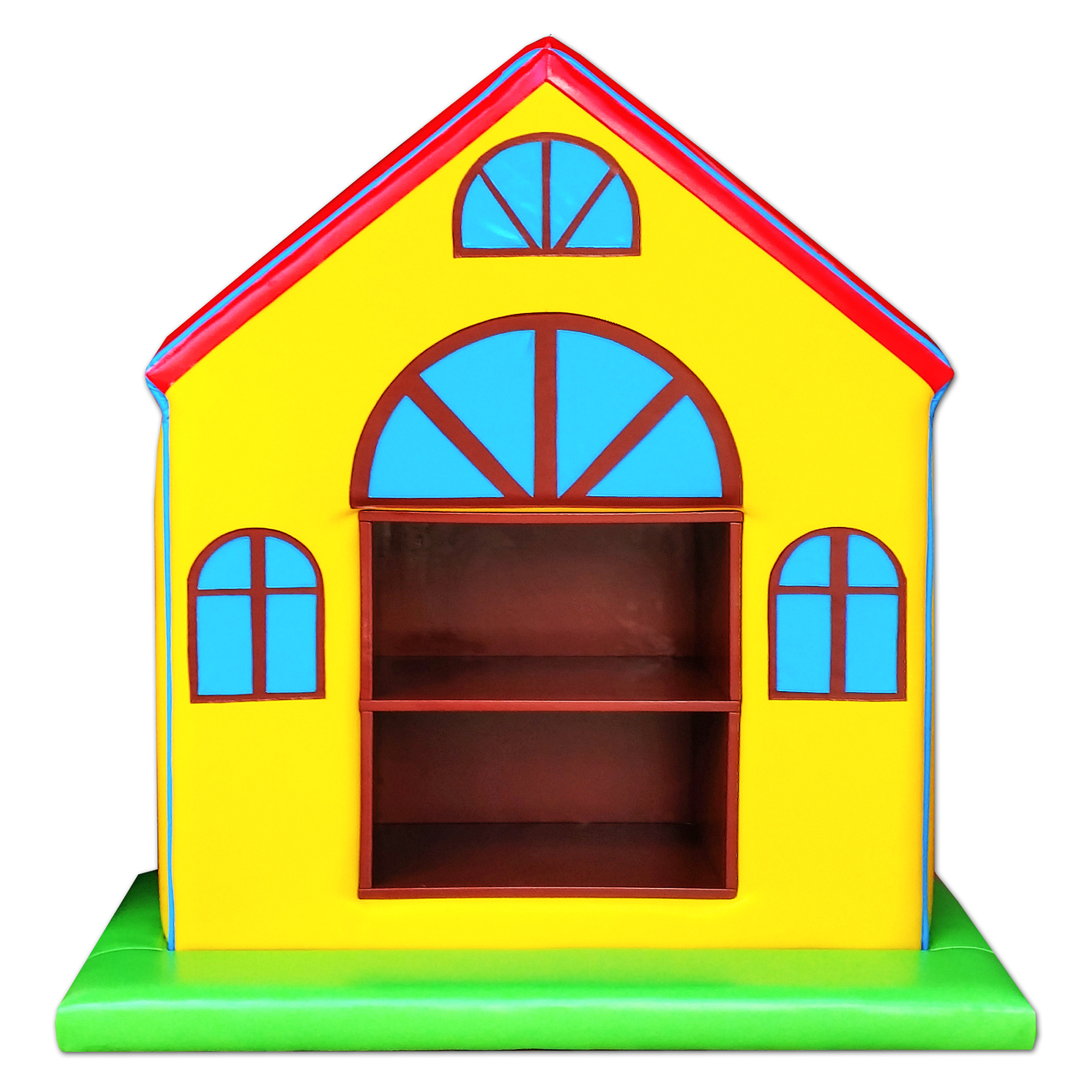 ชั้นวางของเด็กแบบตั้งพื้น PLAYSANOOK SWEET HOME สีเหลือง