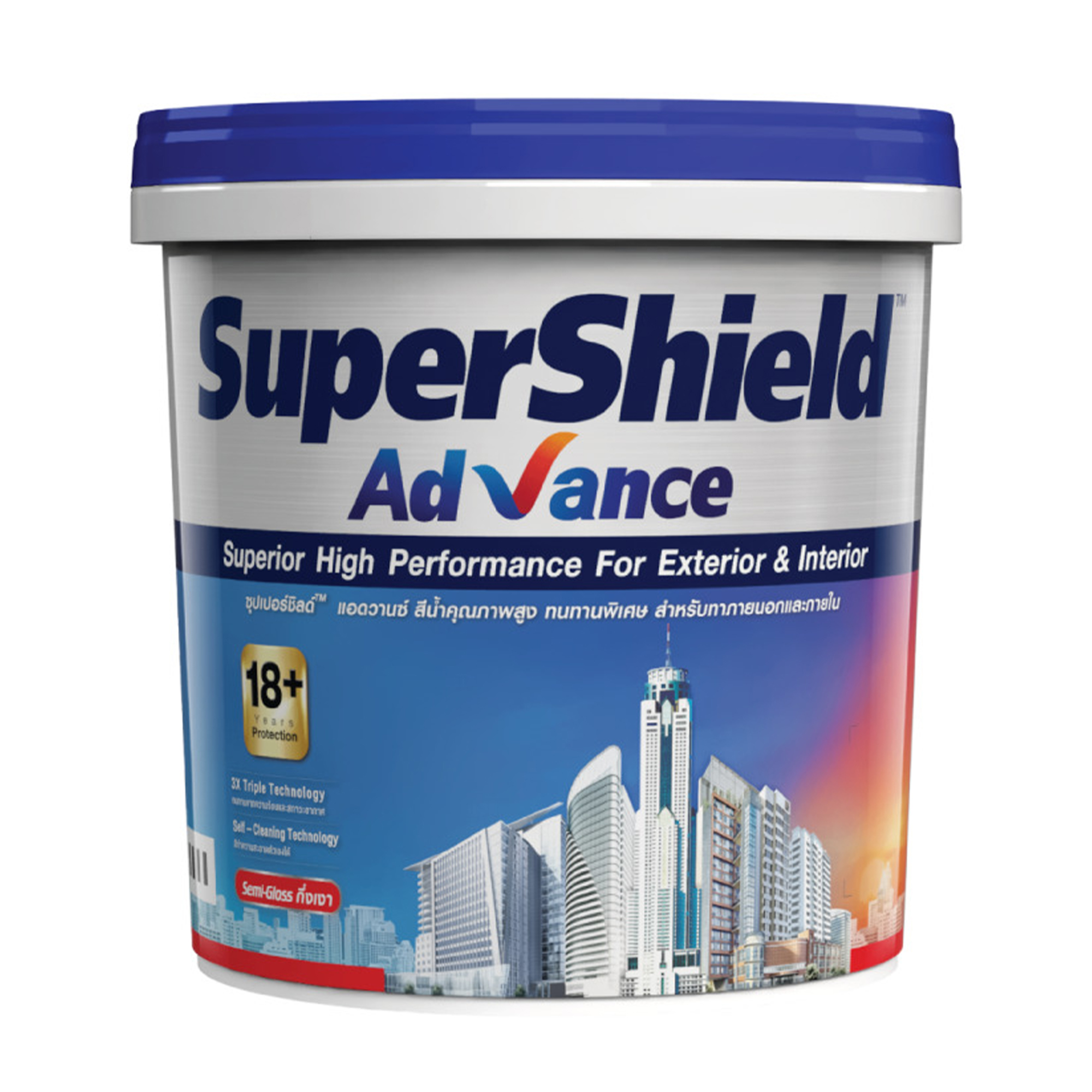 สีน้ำทาภายนอก TOA SUPERSHIELD TITANIUM