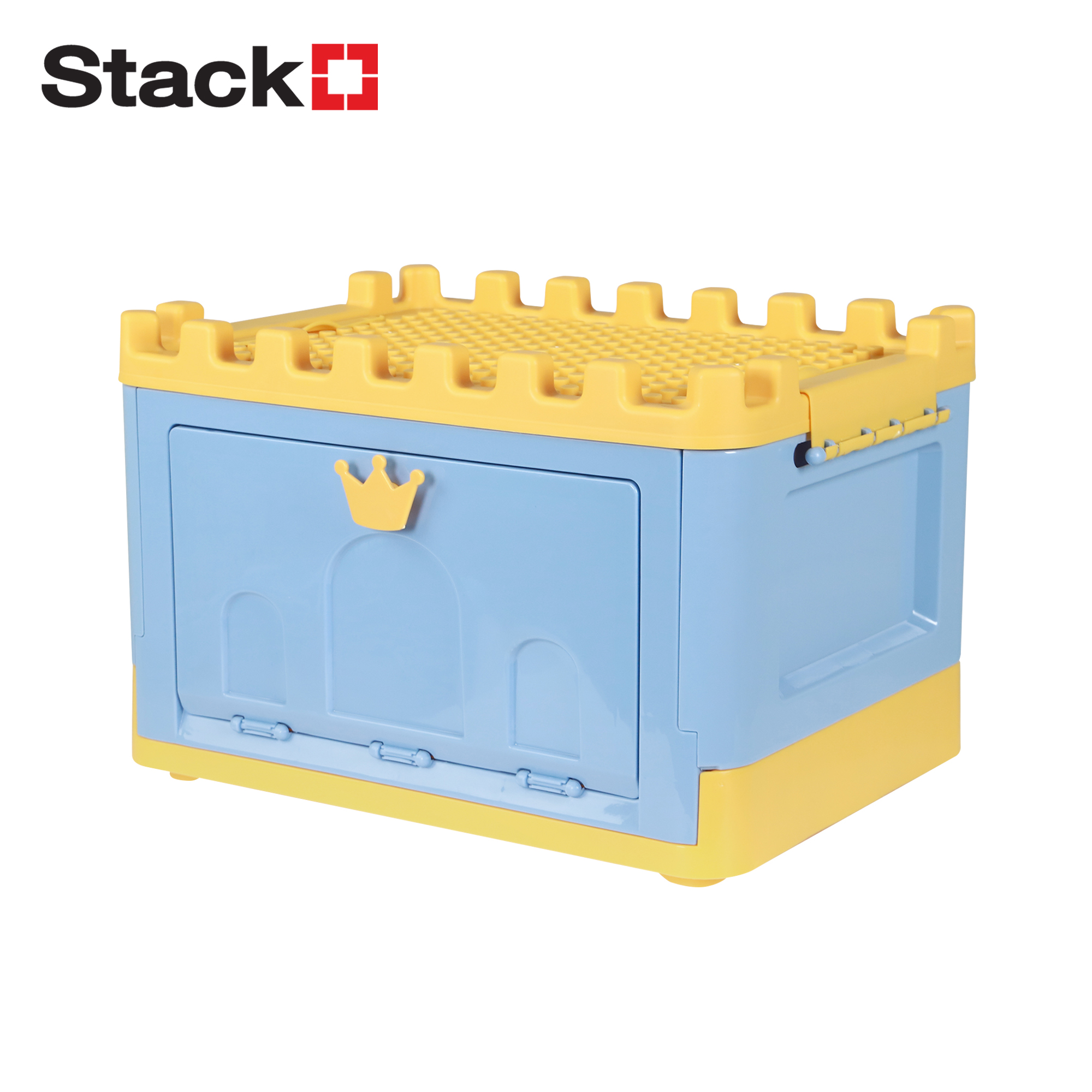 กล่องเก็บของ STACKO KID FORT SIZE S 41X30X27 ซม. สีฟ้า