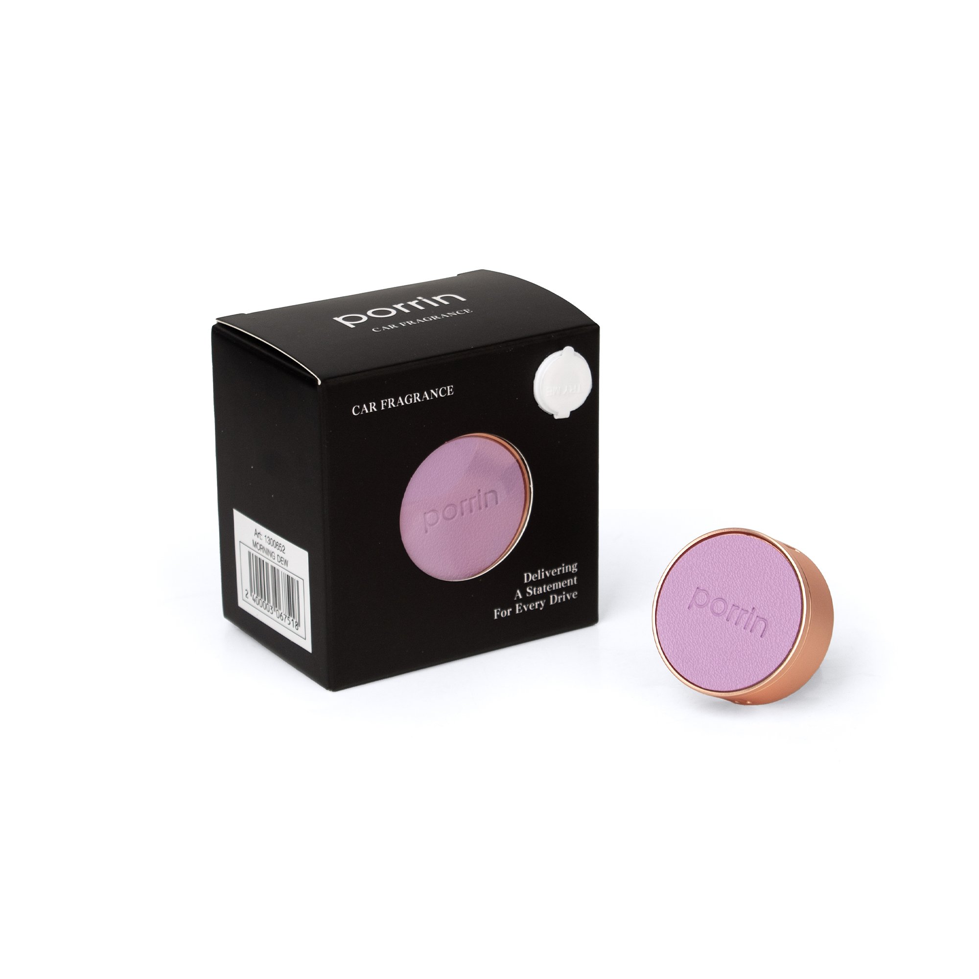 น้ำหอมปรับอากาศรถยนต์ พร้อมรีฟิลน้ำหอม 2 ชิ้น PORRIN MORNING DEW