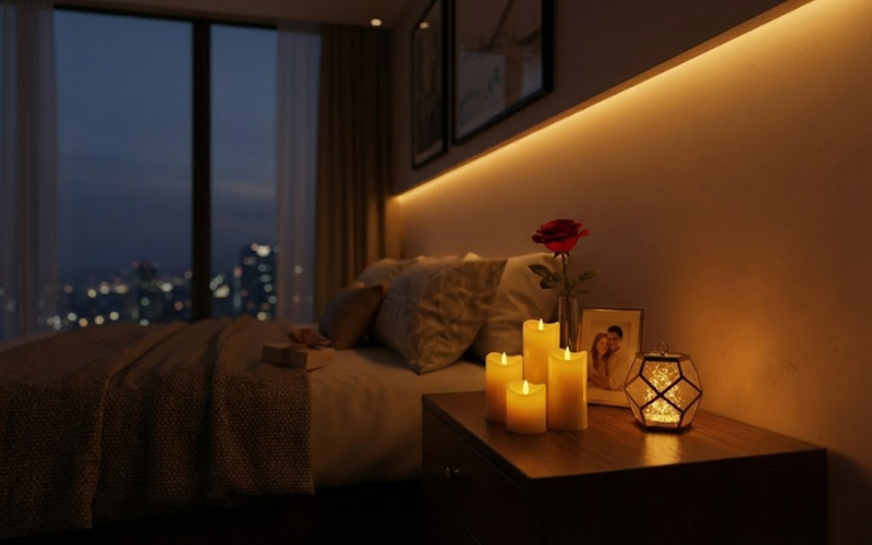 ตกแต่งไฟห้องนอน