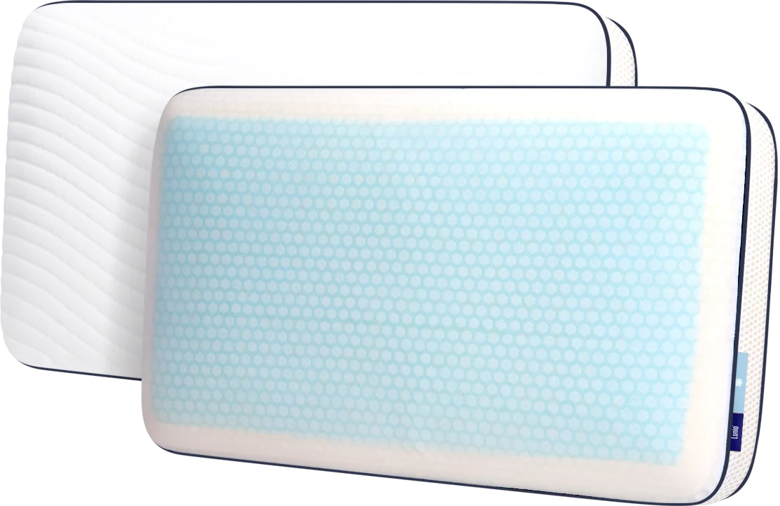 หมอนสุขภาพ LUNIO Snowflip หมอนเมมโมรี่โฟมเจลเย็น ปรับอุณหภูมิได้ 2 ด้าน
