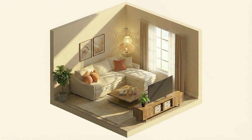 จัดห้องนั่งเล่นตรุษจีน