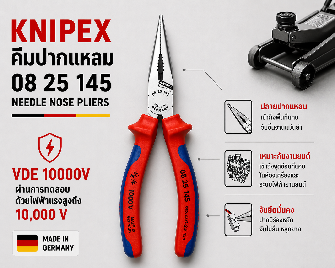 KNIPEX สำหรับงานซ่อมบำรุง