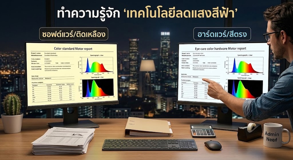 เทคโนโลยีลดแสงสีฟ้า