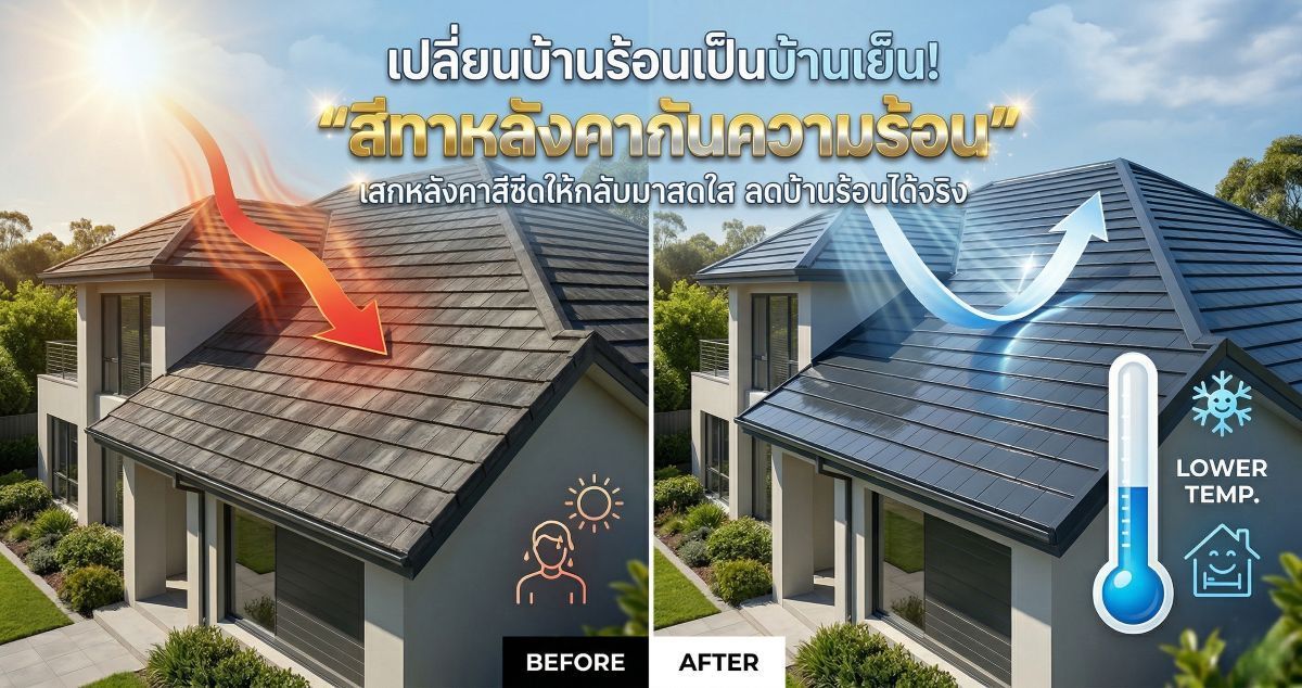 เปลี่ยนบ้านร้อนเป็นบ้านเย็น! 