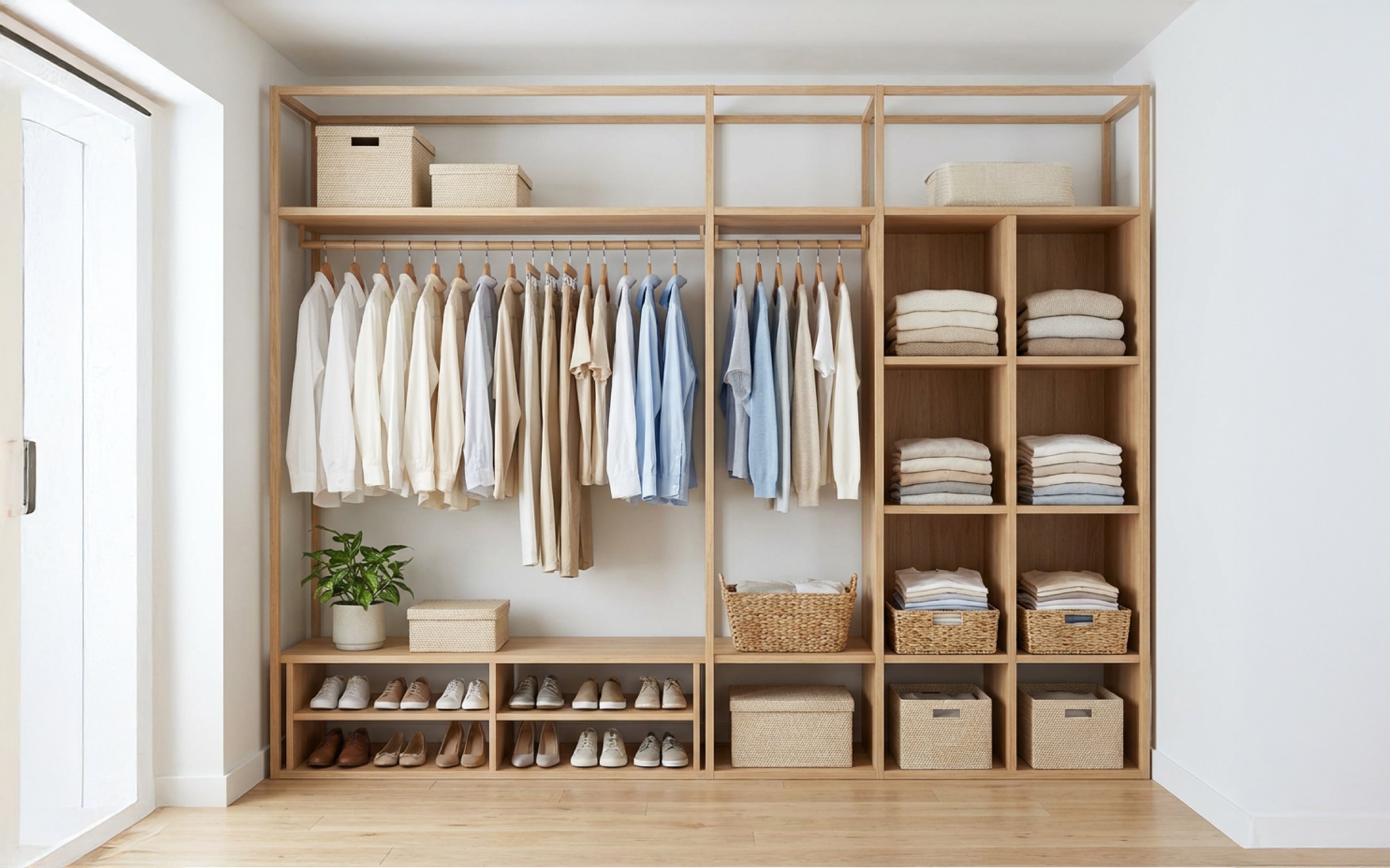 จัดระเบียบตู้เสื้อผ้า