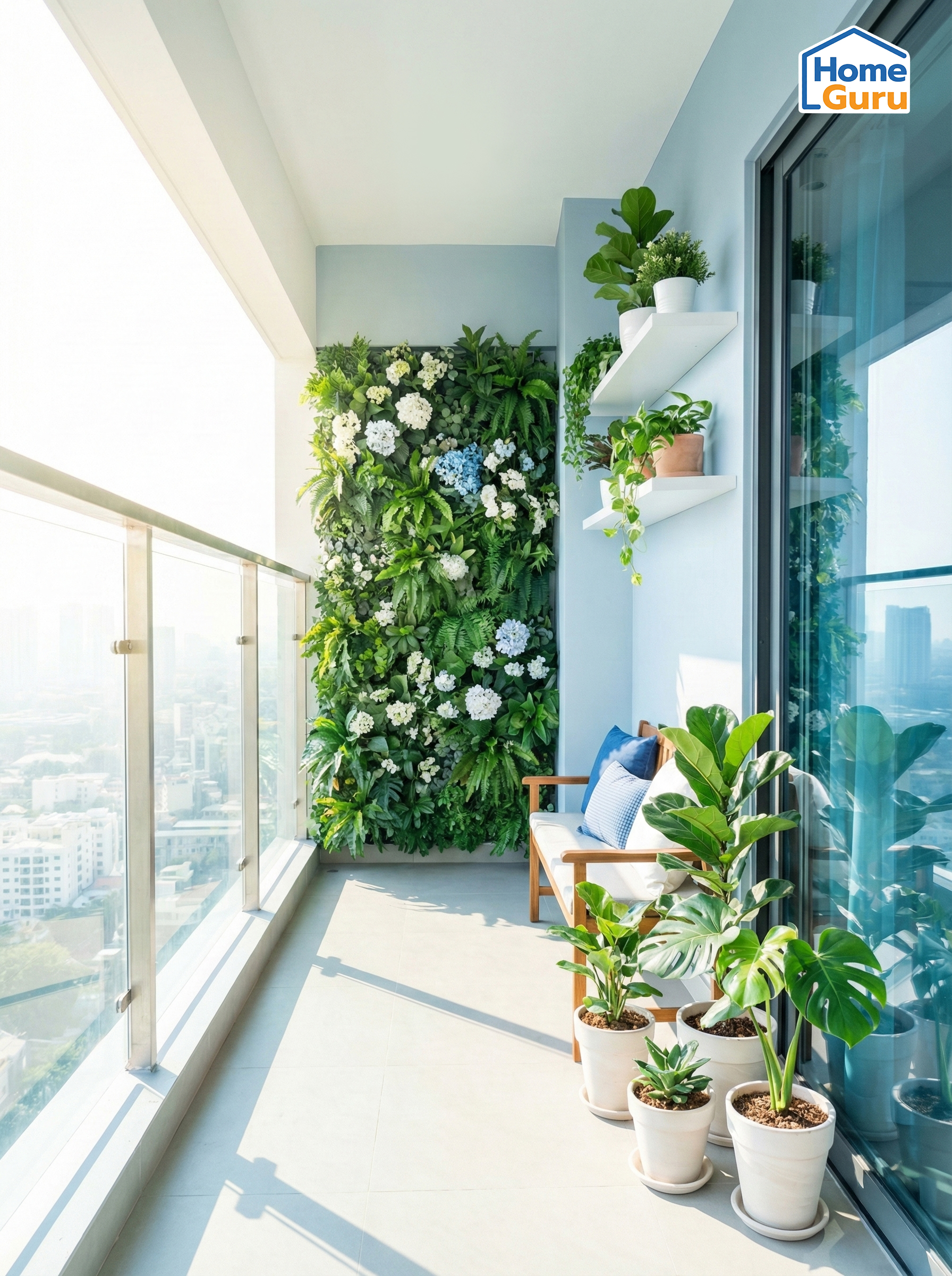 สวนแนวตั้ง คอนโด