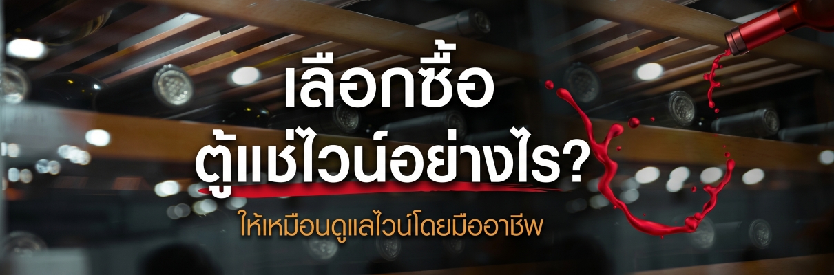เลือกซื้อตู้แช่ไวน์ อย่างไรให้เหมือนดูแลไวน์โดยมืออาชีพ
