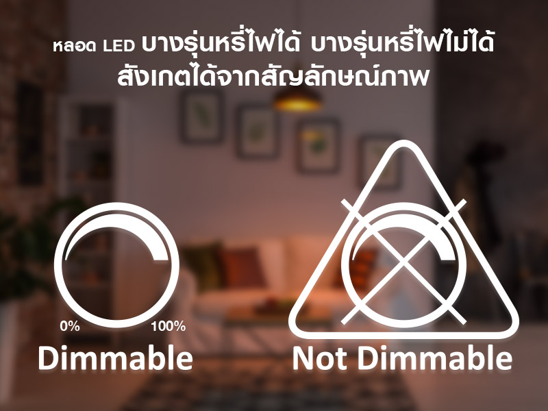 เลือกซื้อและใช้หลอด LED