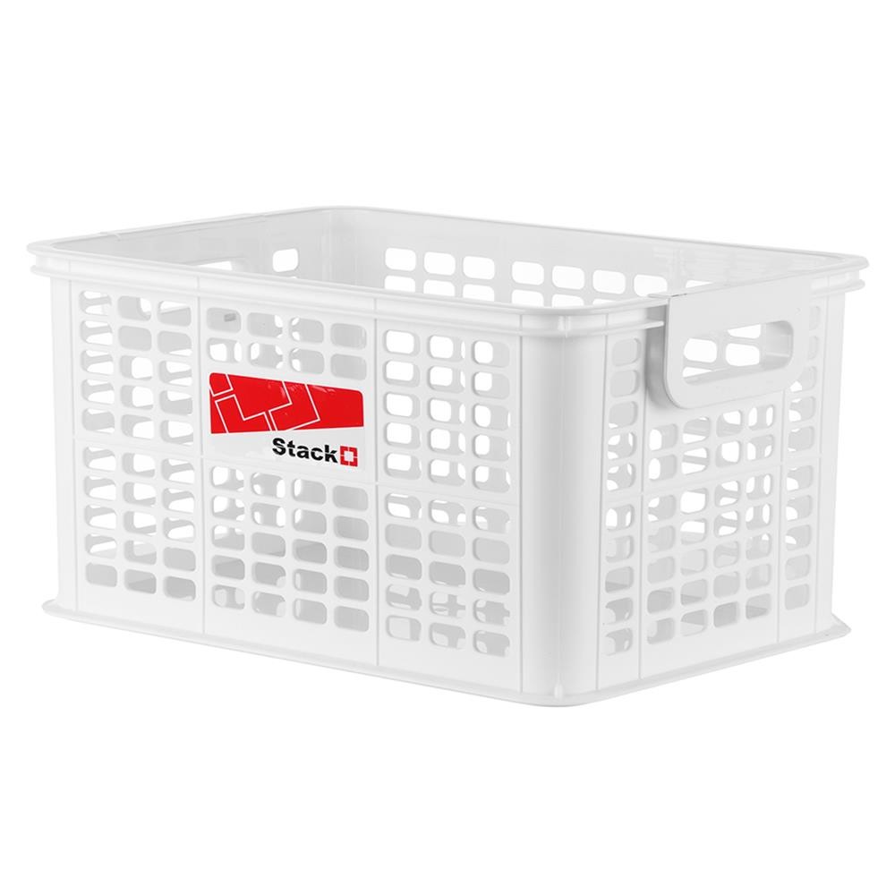 stackable storage box stacko dt-21 s white Images... STACKABLE STORAGE BOX STACKO DT-35 S 32.6X22.1X17.4CM WHITE