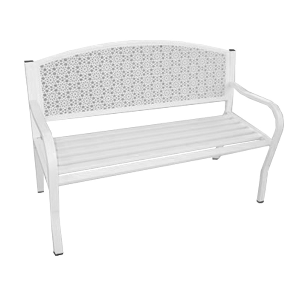 HOMEPRO SPRING BENCH CHARMING PARK CFMCB010J W123XD40XH77 CM WHITE
