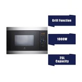 BUILTINMICROWAVE ELECTROLUX EMS2540X60CM