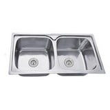 CABANA BUILT-IN TOPMOUNT SINK 2BOWL CKS 315 SS 97CM