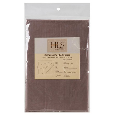 HOME LIVING STYLE BOLSTER CASE COTTON SATEEN
