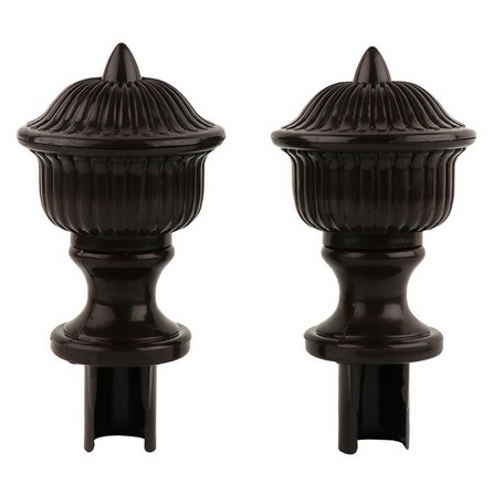 FINIALS HOME LIVING STYLE LOUIS 25MM DARK BROWN