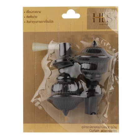 FINIALS HOME LIVING STYLE LOUIS 25MM DARK BROWN