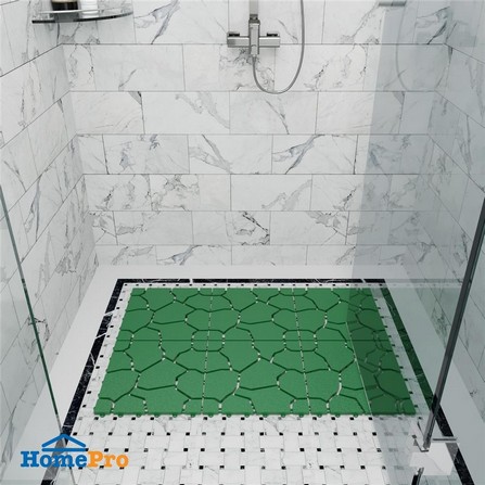 ANTI-SLIP MAT HOME LIVING STYLE BIG STONE 30X30CM GREEN