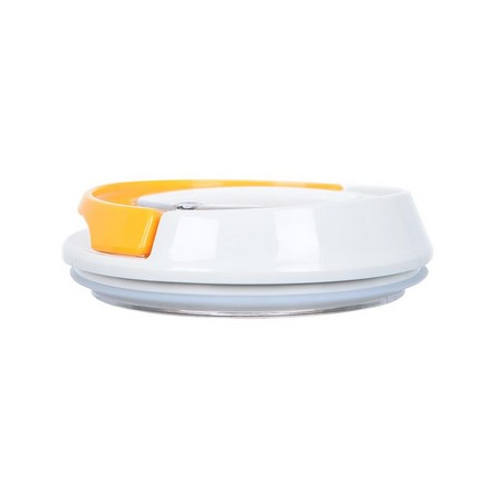 CANISTER GLASS RAINBOW LOCK 1L ORANGE