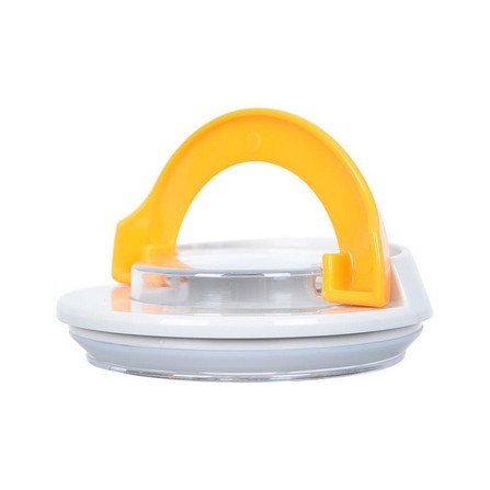 CANISTER GLASS RAINBOW LOCK 1L ORANGE