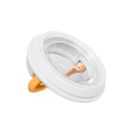 CANISTER GLASS RAINBOW LOCK 1L ORANGE